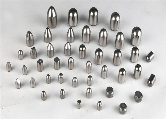 China O carboneto de tungstênio grão média/grosseira abotoa-se para o bocado do Tri cone fornecedor