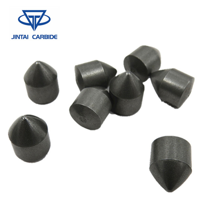 O carboneto material da proteção do calibre do Virgin derruba o carboneto de tungstênio Flattop de mineração do botão fornecedor