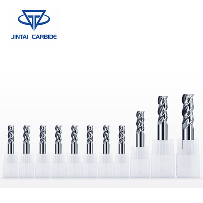 O dobro contínuo do carboneto Flutes bocados espirais para o acrílico do cortador de trituração fornecedor